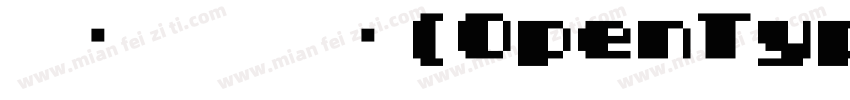 微软雅黑 常规(OpenType TrueType)(Version字体转换